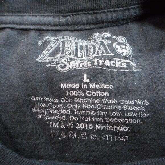 Legend of Zelda Spirit Tracks Size L graphic T-shirt - Picture 3 of 3